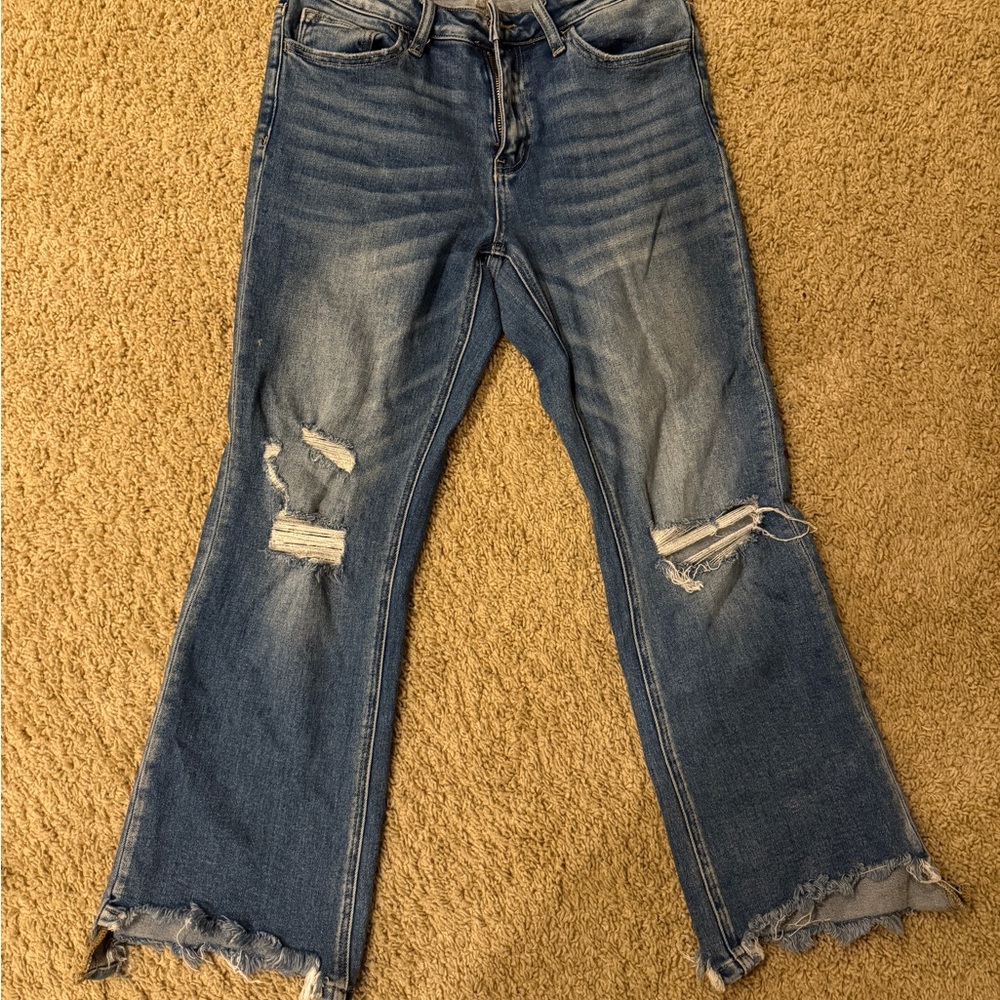 Flying Monkey Ankle Cropped Jeans